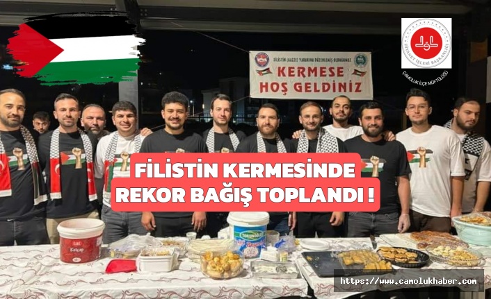 FİLİSTİN KERMESİNDE REKOR BAĞIŞ TOPLANDI!