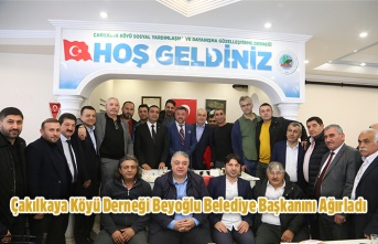 Çakılkaya Köyü Derneği Beyoğlu Belediye Başkanını Ağırladı