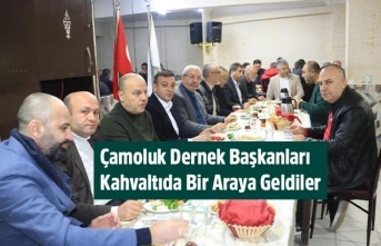 Çamoluk Dernek Başkanları Geleneksel Kahvaltıda Buluştu