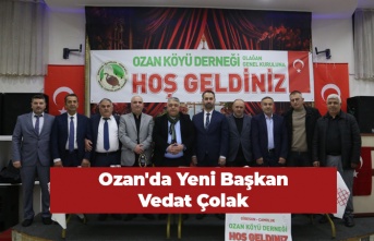 Ozan'da yeni başkan Vedat Çolak